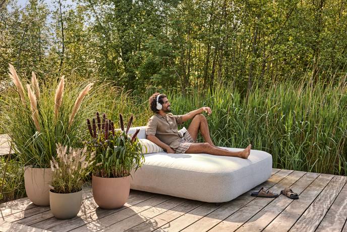 sereh rond 47cm paddenstoel beige